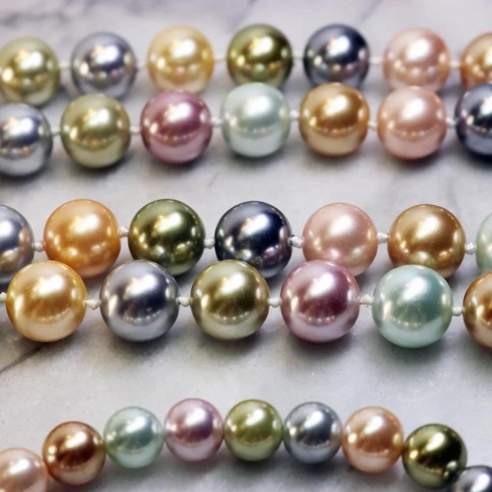 Kenneth Jay Lane Inaugural Pearl Parure - Necklace, Earrings & Bracelet 2009 EUC